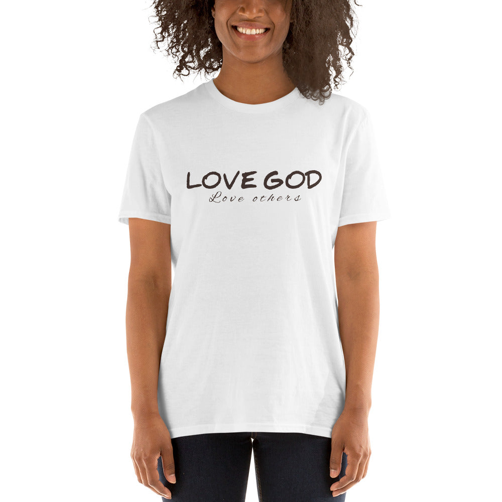 Honor The Word Love God/Love Others - Womens 100% Cotton T-Shirt L