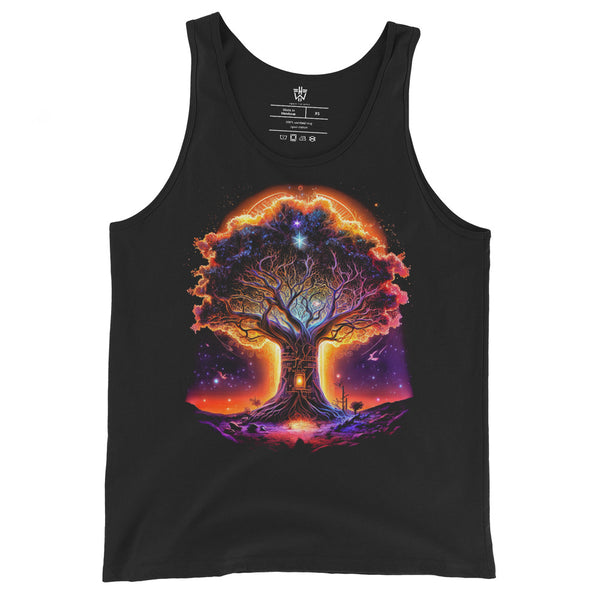 Burning Bush - Mens 100% Cotton Tank