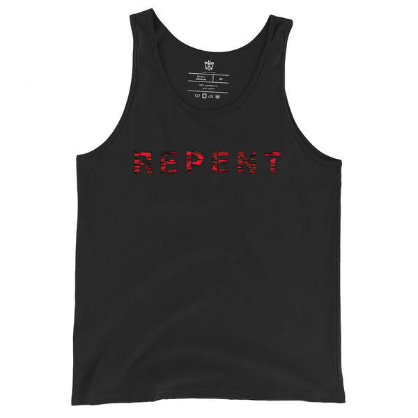 REPENT - Mens 100% Cotton Tank