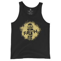 We Walk by Faith - Mens 100% Cotton Tank