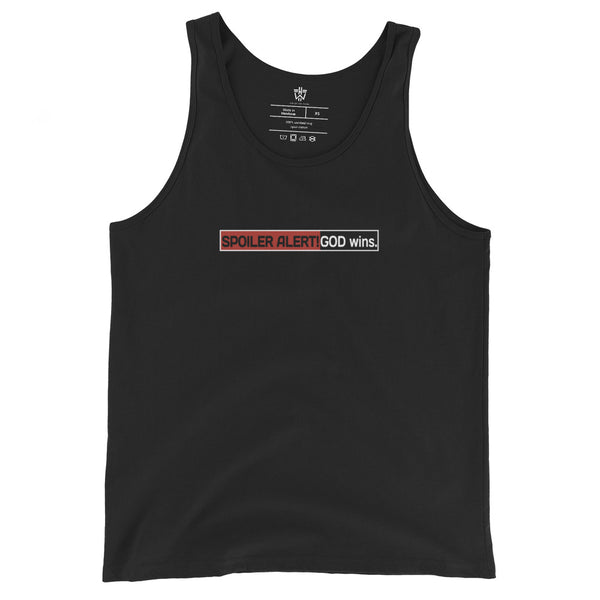 GOD Wins - Mens 100% Cotton Tank