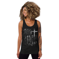 One Nation Under God - Womens 100% Cotton Tank