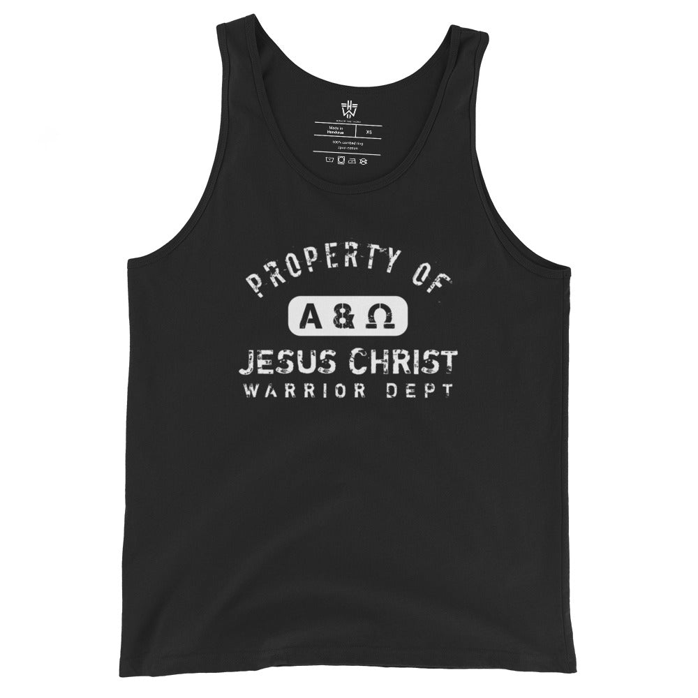 Property of Jesus - Mens 100% Cotton Tank – Honor The Word