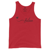 Believe - Womens 100% Cotton Tank