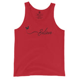 Believe - Womens 100% Cotton Tank