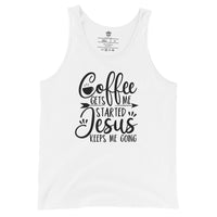 Coffee and Jesus - Womens 100% Cotton Tank