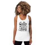 Coffee and Jesus - Womens 100% Cotton Tank