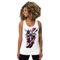 Tribal Cross - Womens 100% Cotton Tank