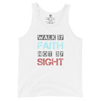 Walk By Faith - Womens 100% Cotton Tank