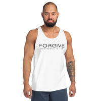 Forgive - Mens 100% Cotton Tank (white)