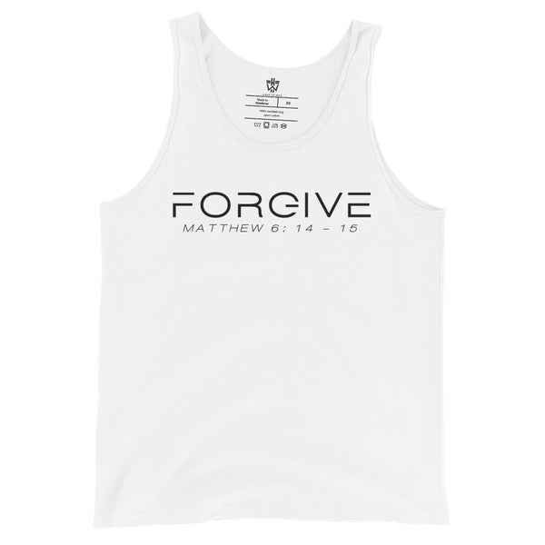 Forgive - Womens 100% Cotton Tank (white)