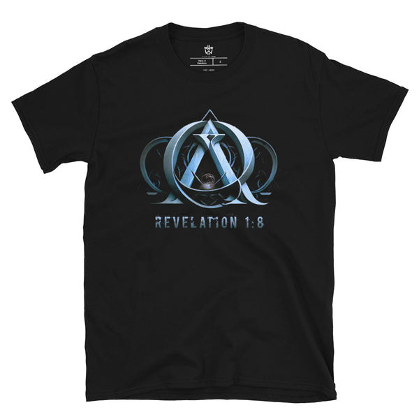 Alpha and Omega - Mens 100% Cotton T-Shirt (ice blue)