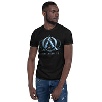 Alpha and Omega - Mens 100% Cotton T-Shirt (ice blue)