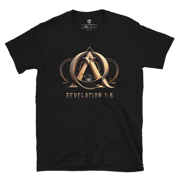 Alpha and Omega - Mens 100% Cotton T-Shirt (gold)