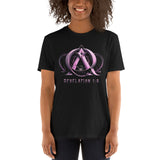 Alpha and Omega - Womens 100% Cotton T-Shirt (pink)