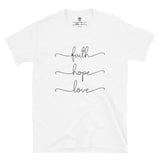 Faith/Hope/Love - Womens 100% Cotton T-Shirt