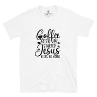 Coffee and Jesus - Womens 100% Cotton T-Shirt